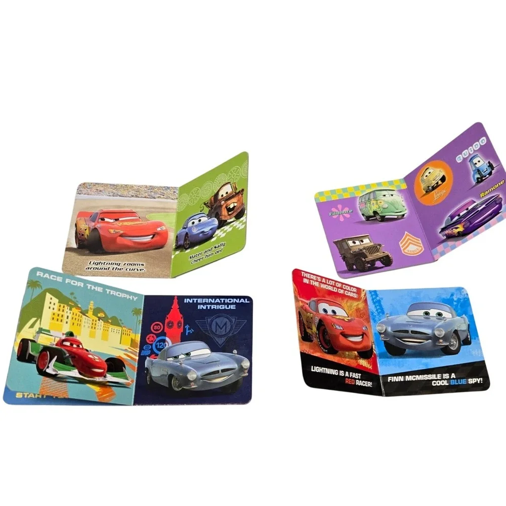 Disney Pixar Cars Board Book Set of 4 Lightning McQueen Mater Bendon Publishing
